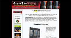 Desktop Screenshot of powersolohosting.com